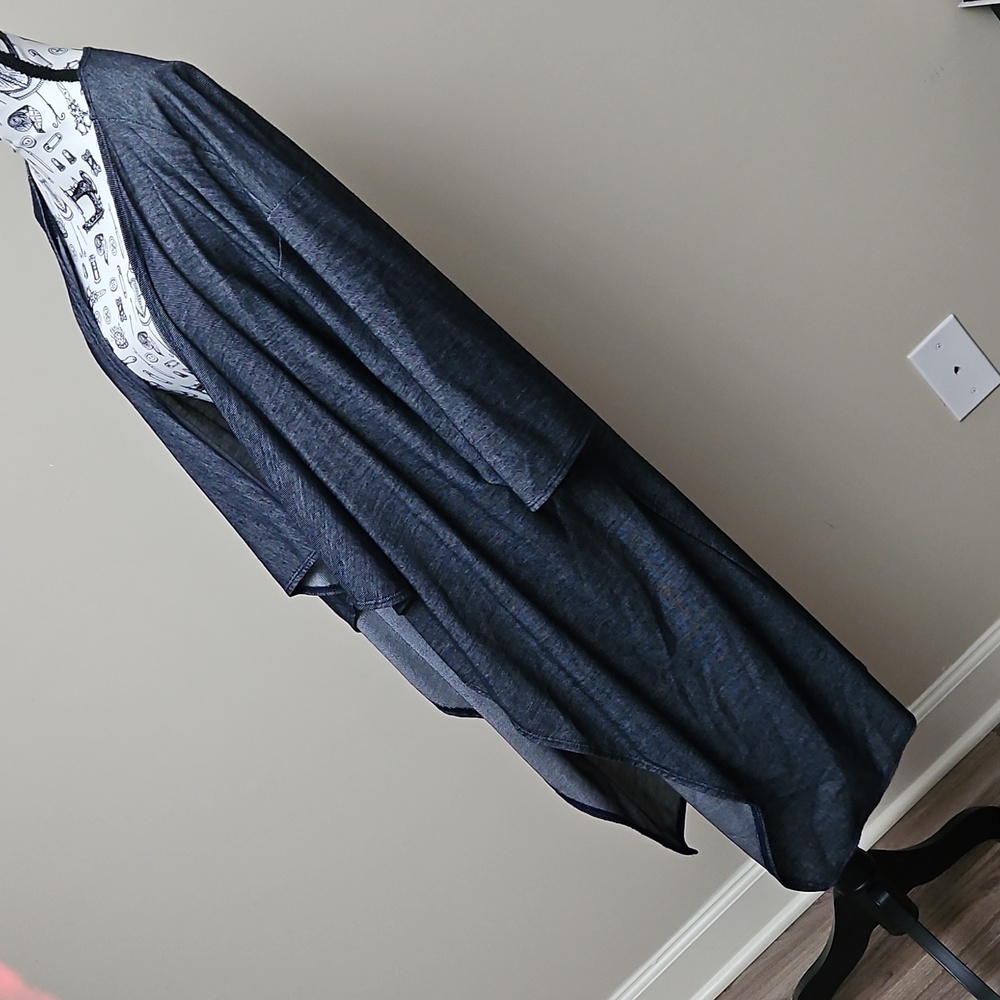 LuLaRoe Shirley Dreamy Angel Sleeve, Long, Flowy Stretchy Kimono Medium 10/18